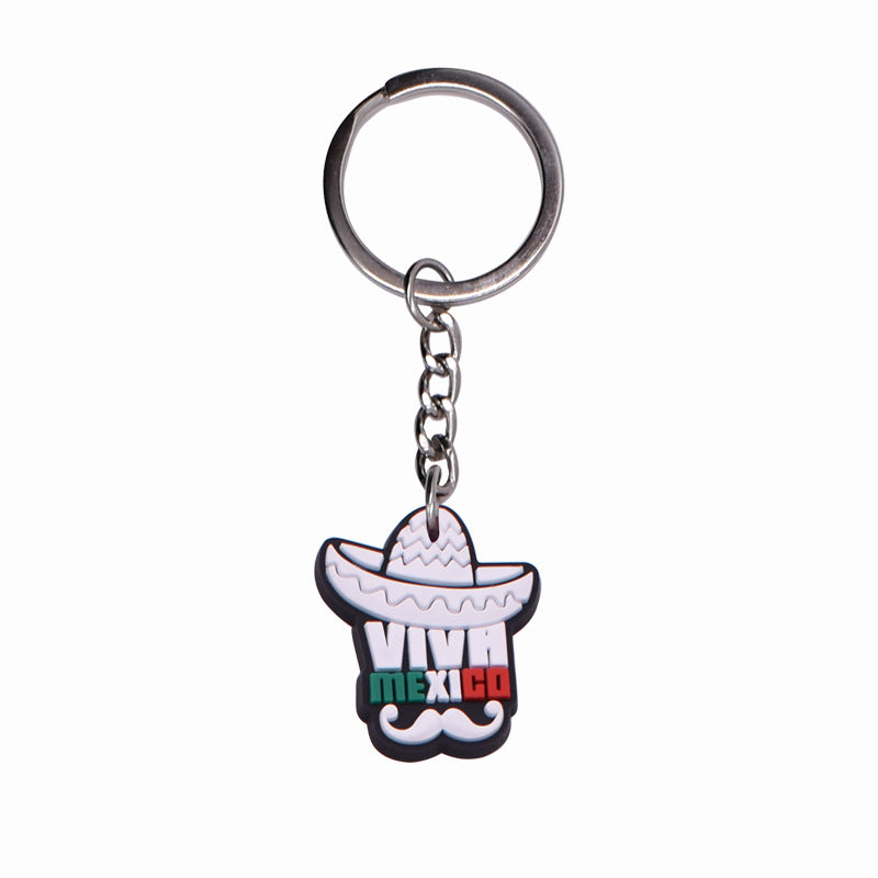 Wholesale 20pcs/pack Mexico Mariachia PVC Keychain